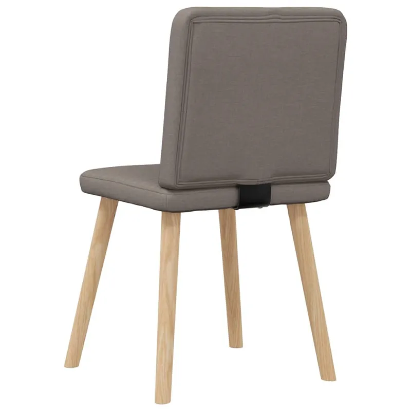 Valgomojo kėdės, 4vnt., taupe spalvos, audinys