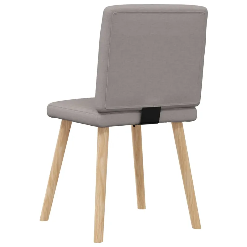 Valgomojo kėdės, 4vnt., taupe spalvos, audinys