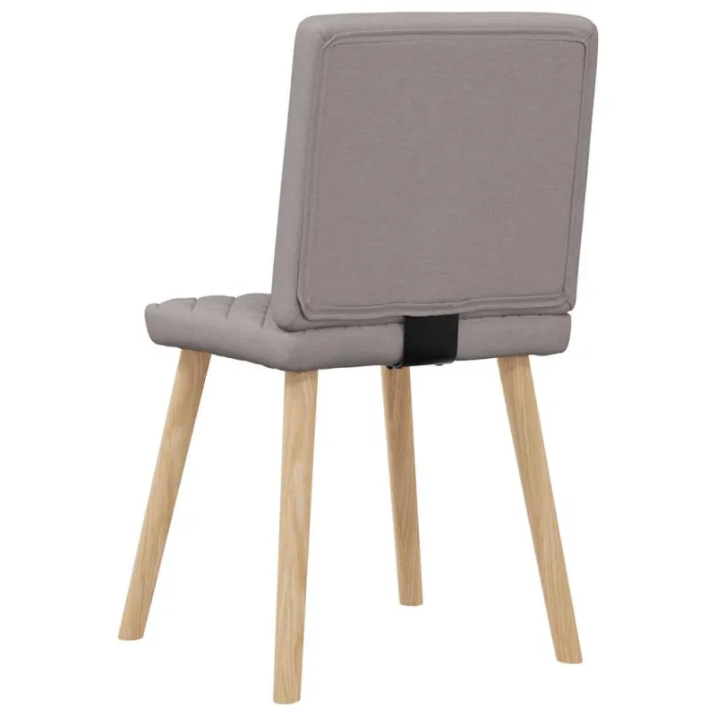 Valgomojo kėdės, 6vnt., taupe spalvos, audinys