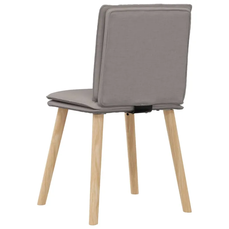 Valgomojo kėdės, 6vnt., taupe spalvos, audinys
