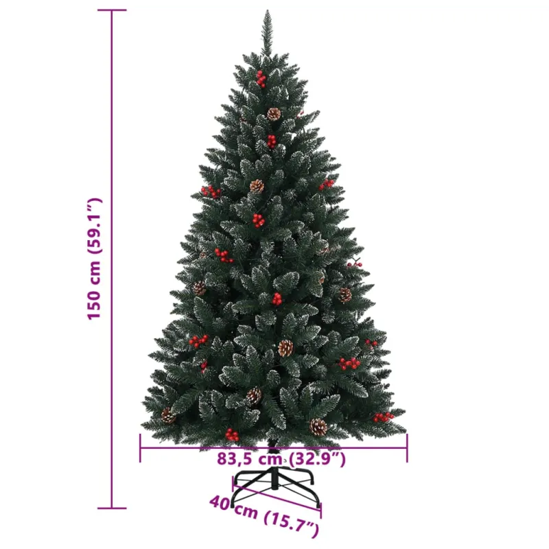 Dirbtinė Kalėdų eglutė, 150 LED, 150cm