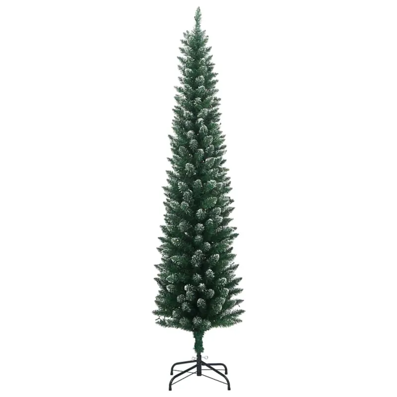 Dirbtinė siaura Kalėdų eglutė, 300 LED, 210cm