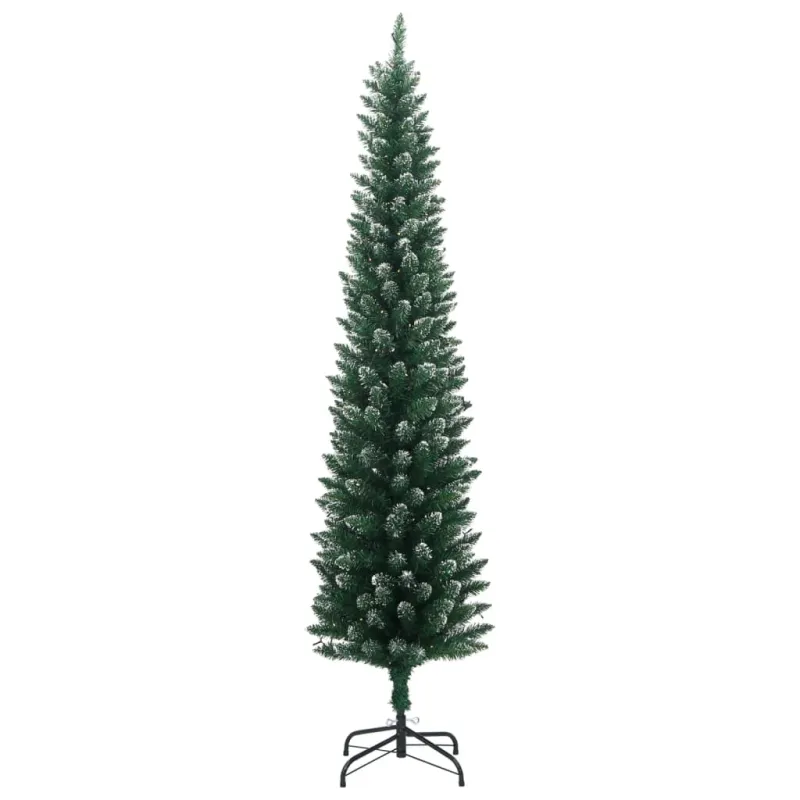 Dirbtinė siaura Kalėdų eglutė, 300 LED, 240cm