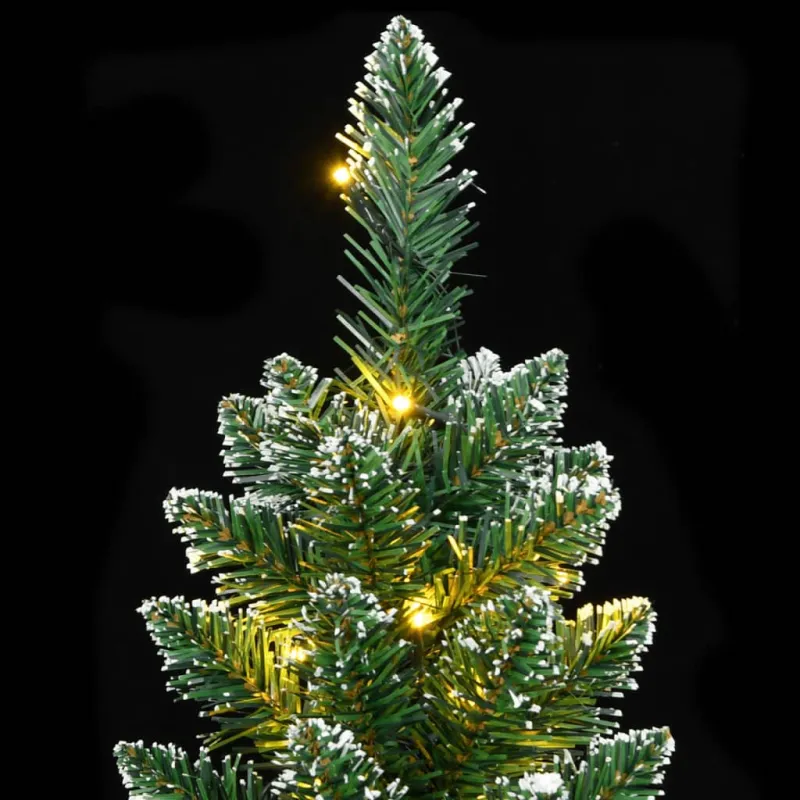 Dirbtinė siaura Kalėdų eglutė, 300 LED, 240cm