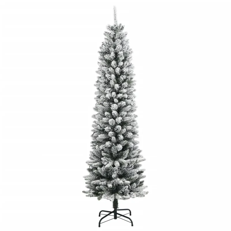 Dirbtinė Kalėdų eglutė su 150 LED lempučių ir sniegu, 150cm