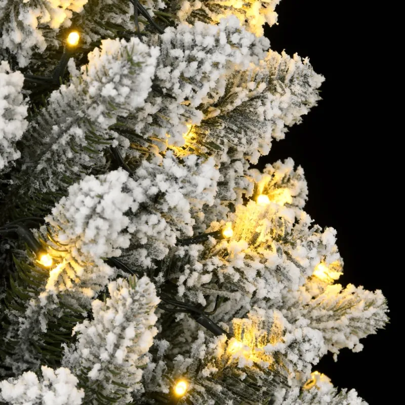 Dirbtinė Kalėdų eglutė su 300 LED lempučių ir sniegu, 180cm