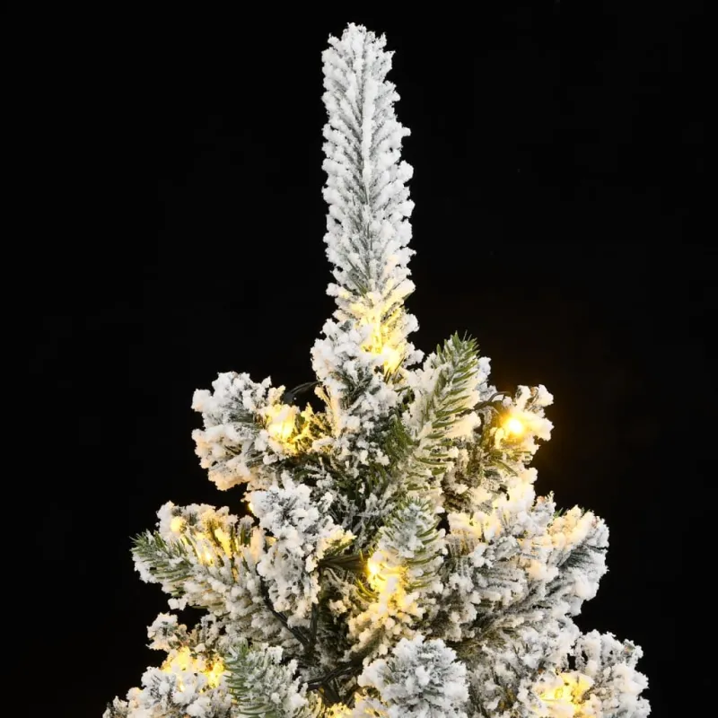 Dirbtinė Kalėdų eglutė su 300 LED lempučių ir sniegu, 210cm