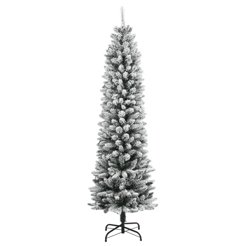 Dirbtinė Kalėdų eglutė su 300 LED lempučių ir sniegu, 240cm