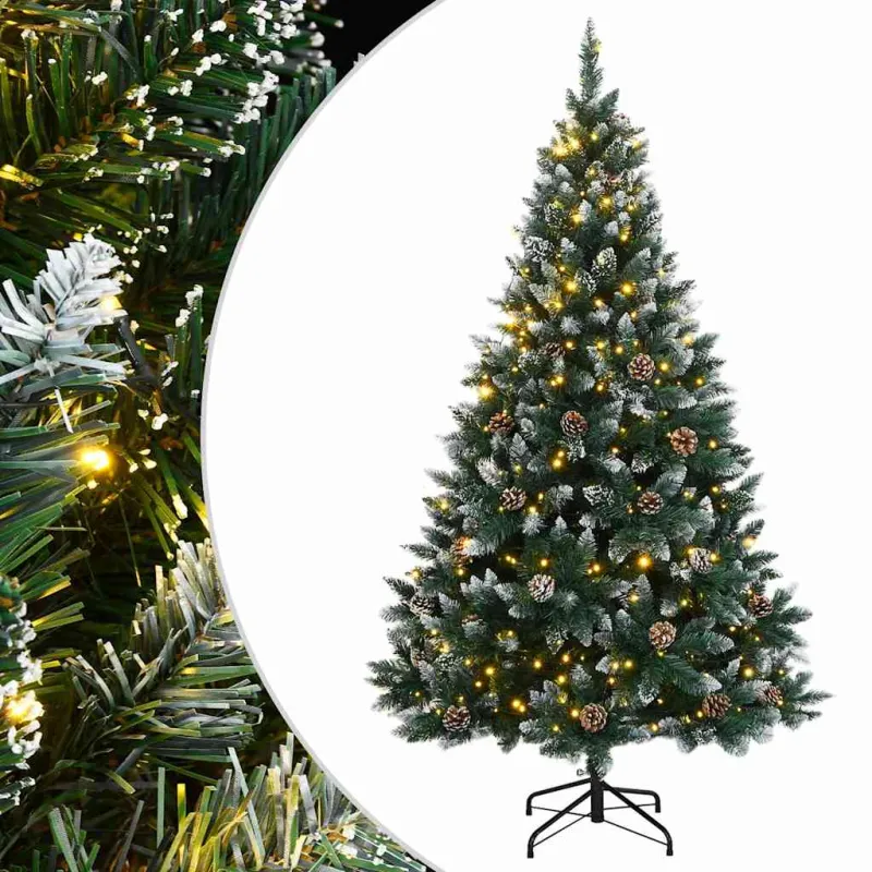 Dirbtinė Kalėdų eglutė, 120cm, 150 LED lempučių