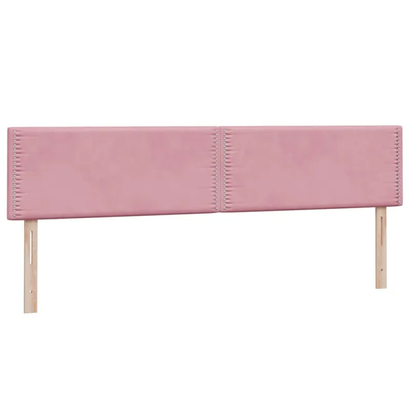 Box Spring Lova su čiužiniais Rožinis 180x210 cm Velvet