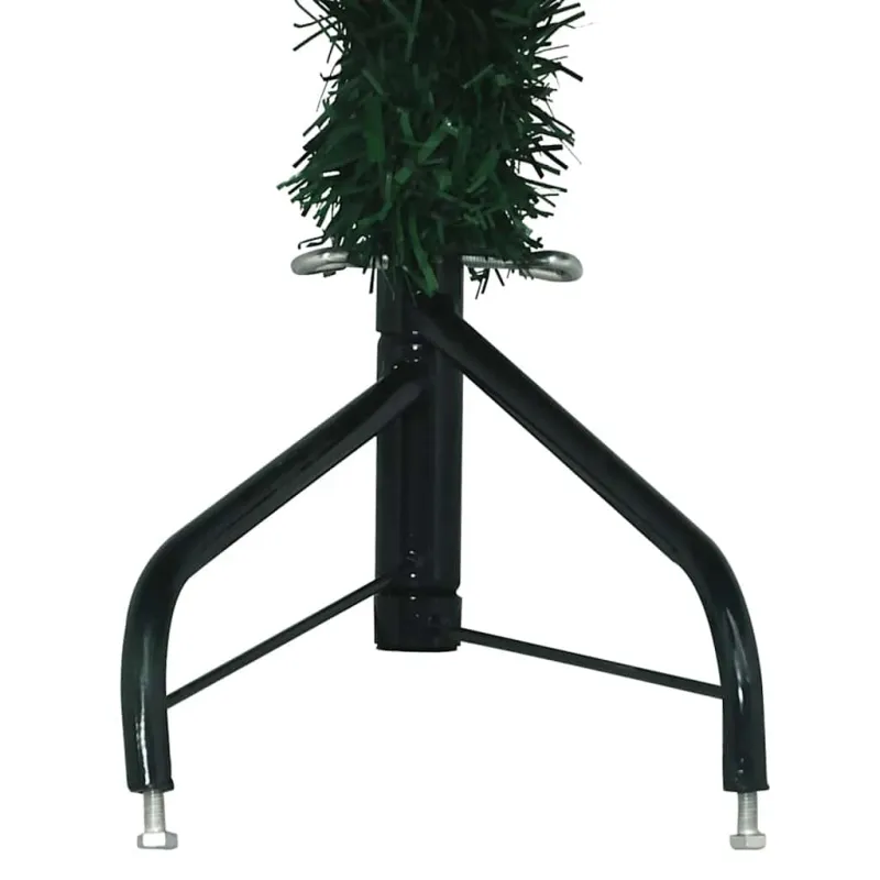 Dirbtinė kampinė Kalėdų eglutė, žalia, 210cm, PVC