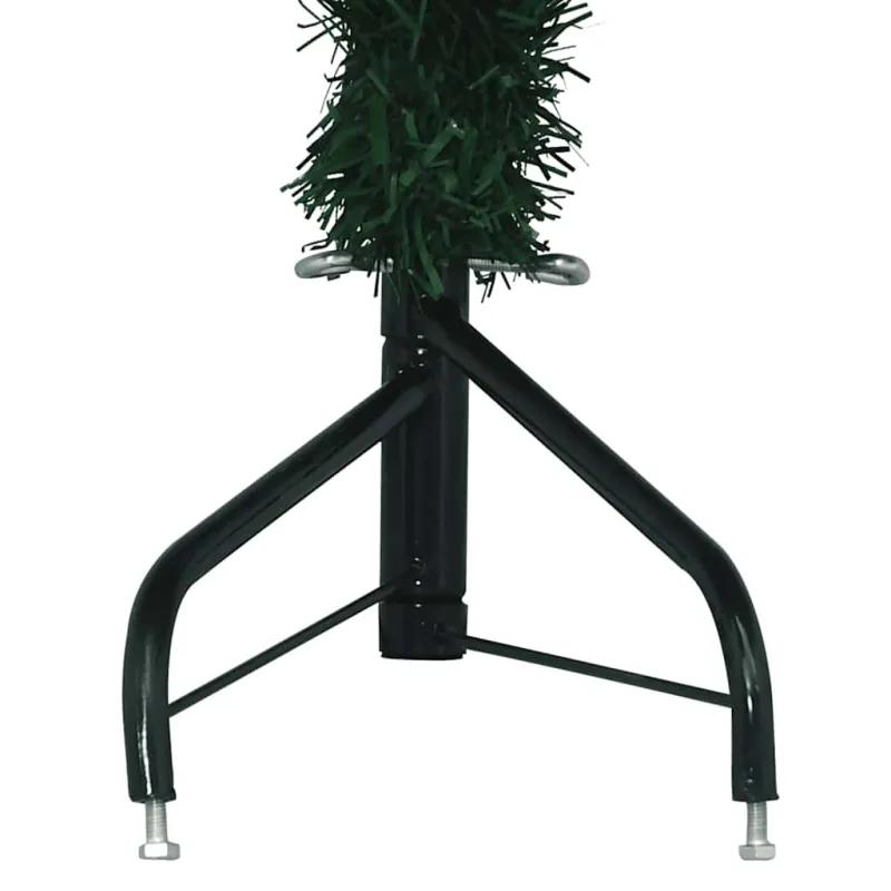 Dirbtinė kampinė Kalėdų eglutė, žalia, 240cm, PVC