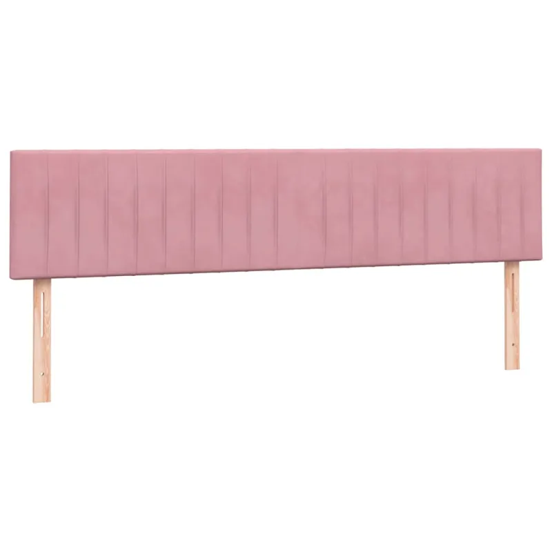 Box Spring Lova su čiužiniais Rožinis 180x210 cm Velvet