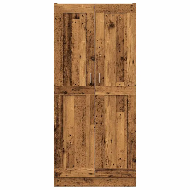 Highboard Old Wood 82,5x30,5x185 cm Engineered Wood