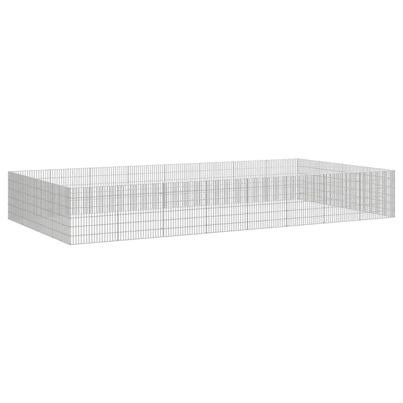 Aptvaras gyvūnams, 24 segmentai, 54x60cm, galvanizuota geležis