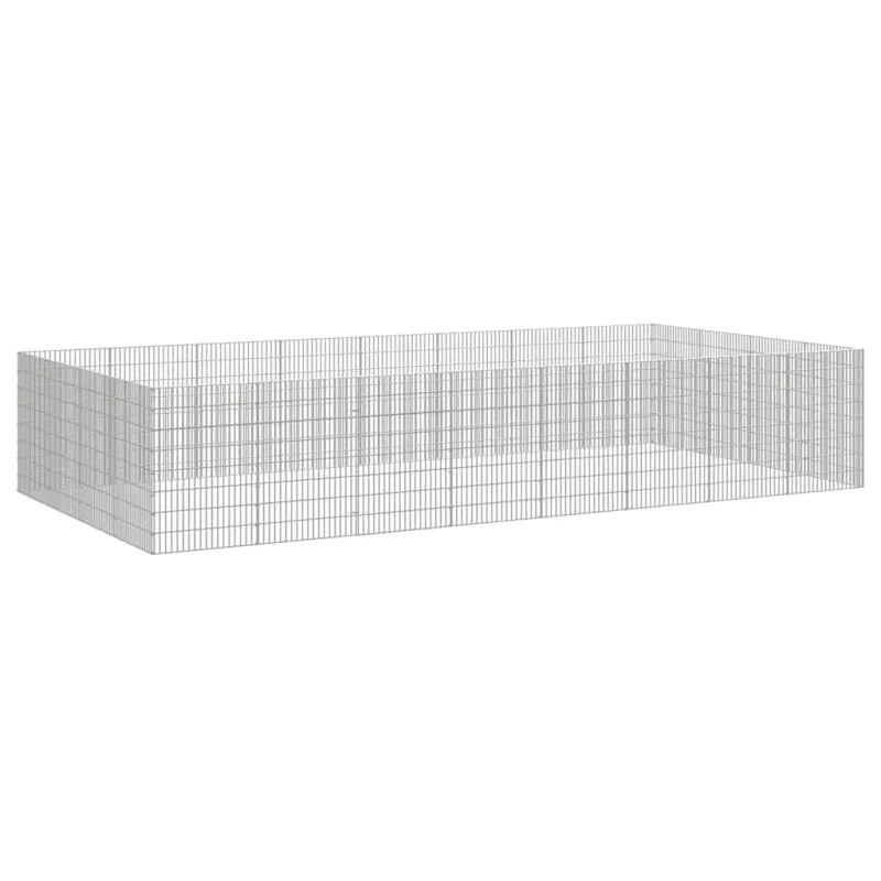 Aptvaras gyvūnams, 24 segmentai, 54x80cm, galvanizuota geležis