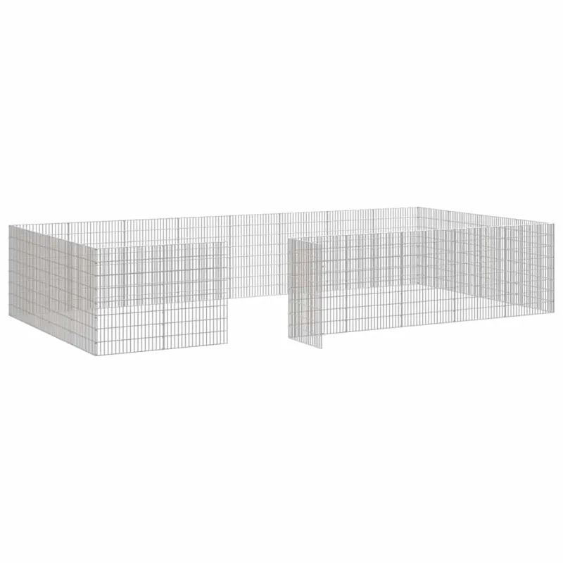 Aptvaras gyvūnams, 24 segmentai, 54x80cm, galvanizuota geležis