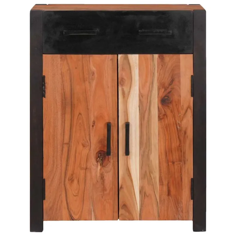 Kabalas 2 pcs Ruda 110 x 30 x 75 cm Kietos akacijos mediena