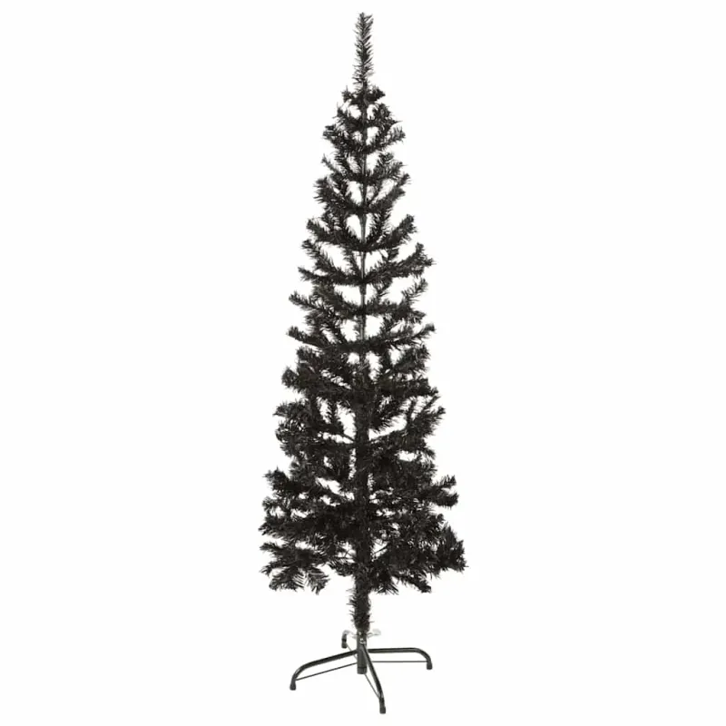 Siauria Kalėdų eglutė, juodos spalvos, 150cm