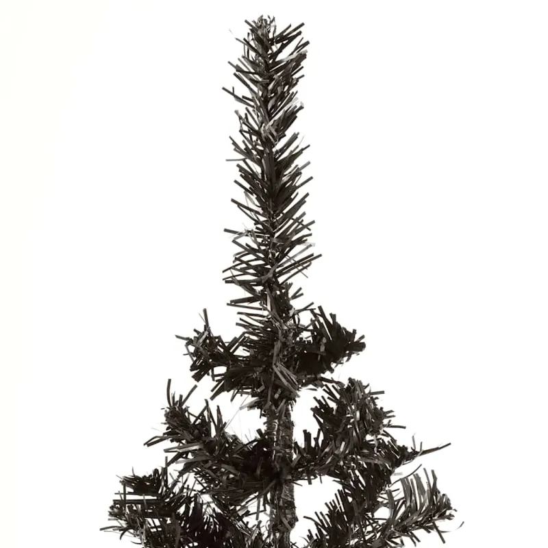 Siauria Kalėdų eglutė, juodos spalvos, 150cm