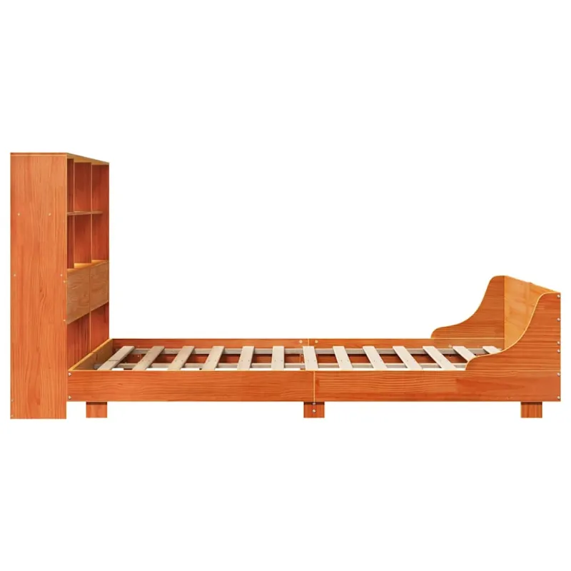 Lovos rėmas be čiužinio, vaško ruda, 140x190cm, pušis