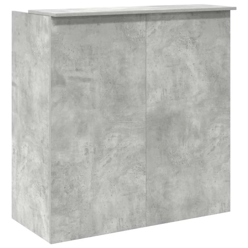 Registratūra, betono pilkas, 100x50x103,5 cm, apdirbta mediena