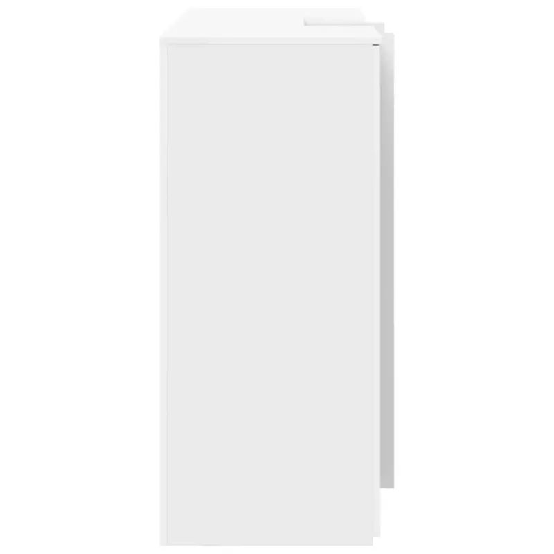 Registratūra, baltos spalvos, 155x50x103,5 cm, apdirbta mediena