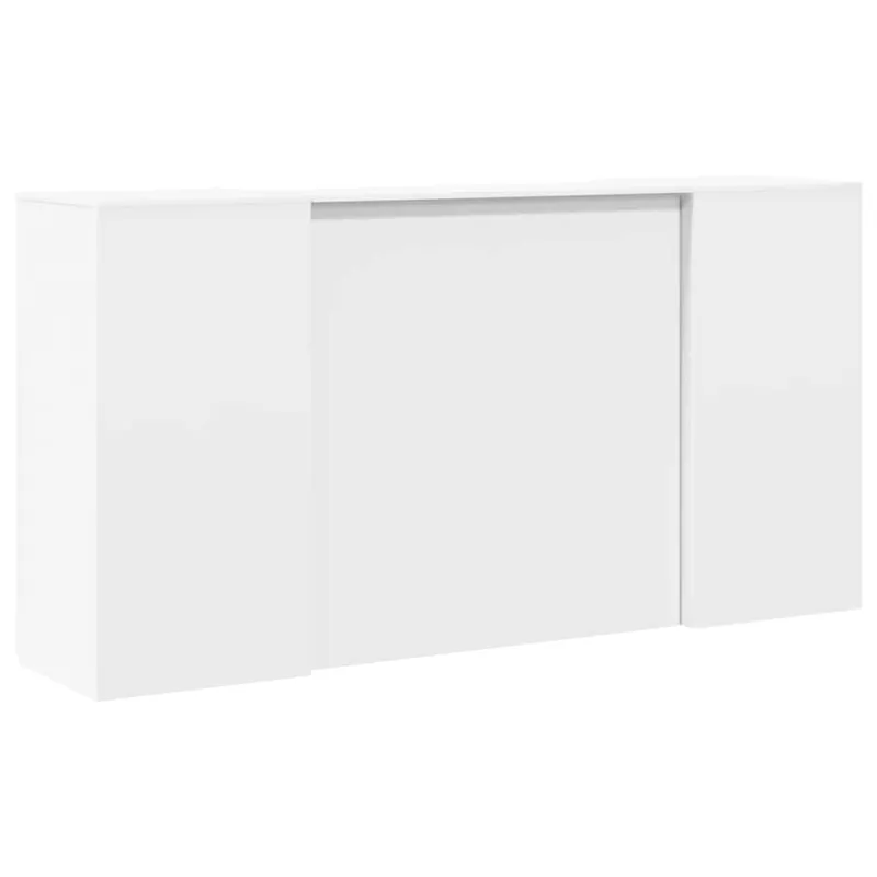 Registratūra, baltos spalvos, 200x50x103,5 cm, apdirbta mediena