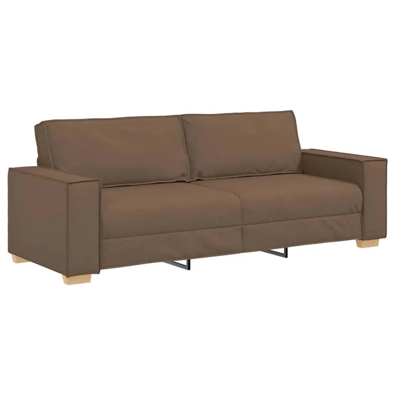 Sofa 3 pcs Ruda 220 x 80 x 84 cm Lino mišinio audinys