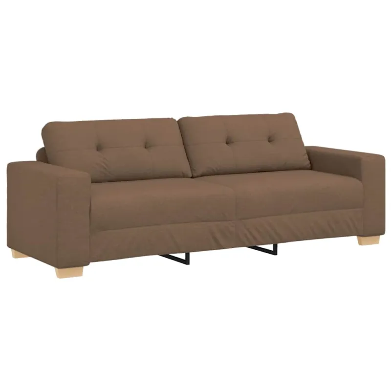 Sofa 3 pcs Ruda 221 x 80 x 80 cm Lino mišinio audinys