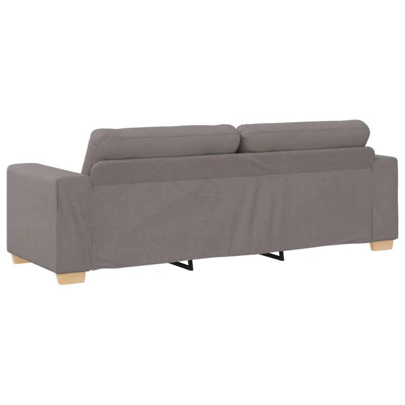 Sofa 3 pcs Tortora 221 x 80 x 80 cm Lino mišinio audinys