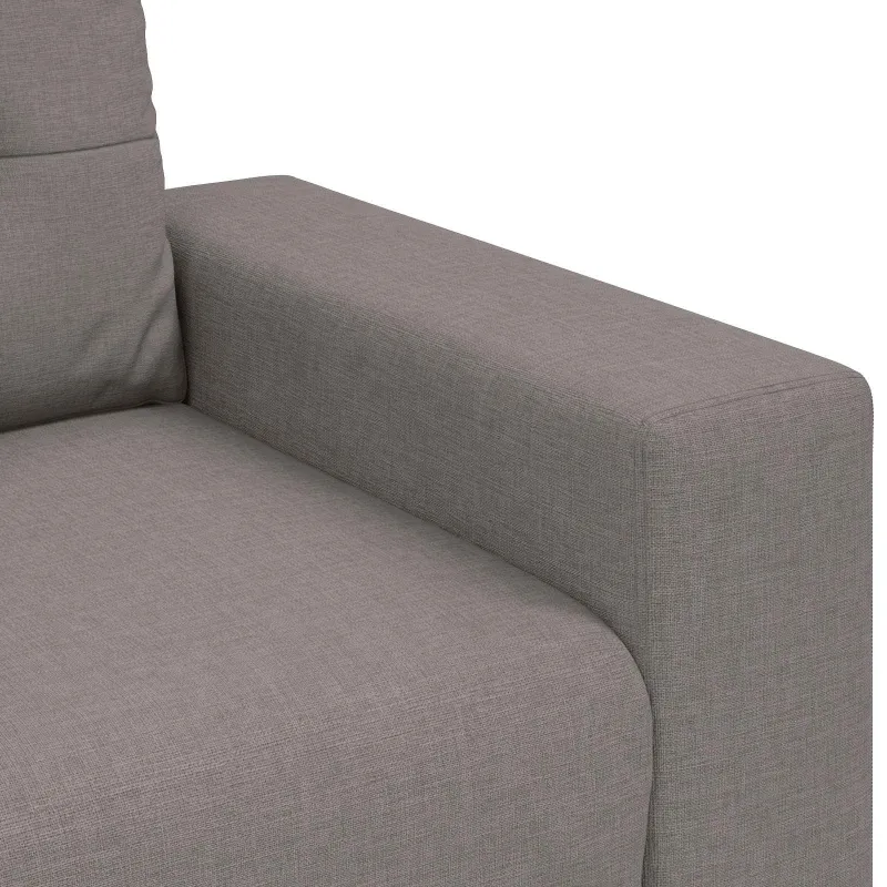 Sofa 3 pcs Tortora 221 x 80 x 80 cm Lino mišinio audinys