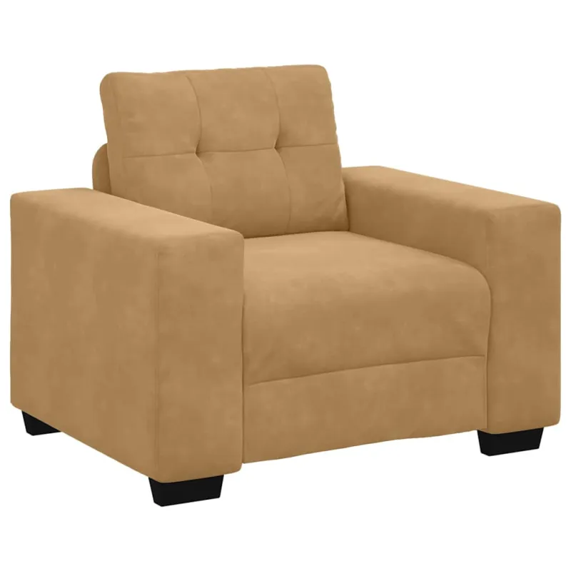 Sofos komplektas 3 pcs Ruda 221 x 80 x 80 cm Aksomas