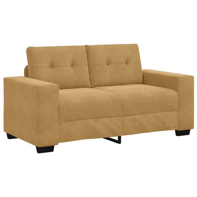 Sofos komplektas 3 pcs Ruda 221 x 80 x 80 cm Aksomas