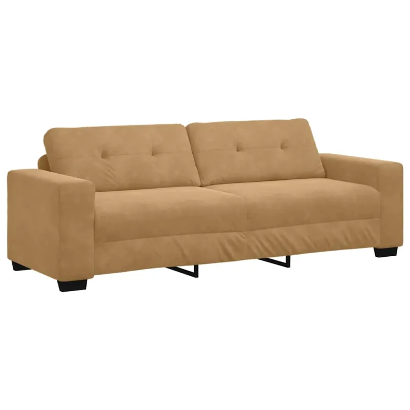 Sofos komplektas 3 pcs Ruda 221 x 80 x 80 cm Aksomas