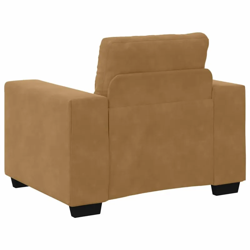 Sofos komplektas 3 pcs Ruda 221 x 80 x 80 cm Aksomas