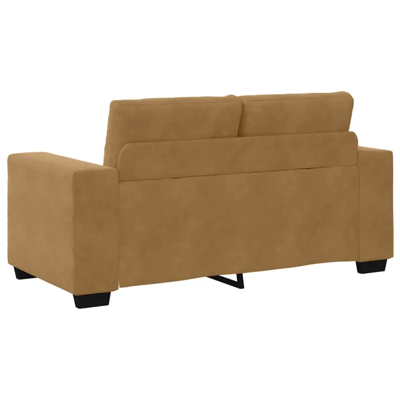 Sofos komplektas 3 pcs Ruda 221 x 80 x 80 cm Aksomas