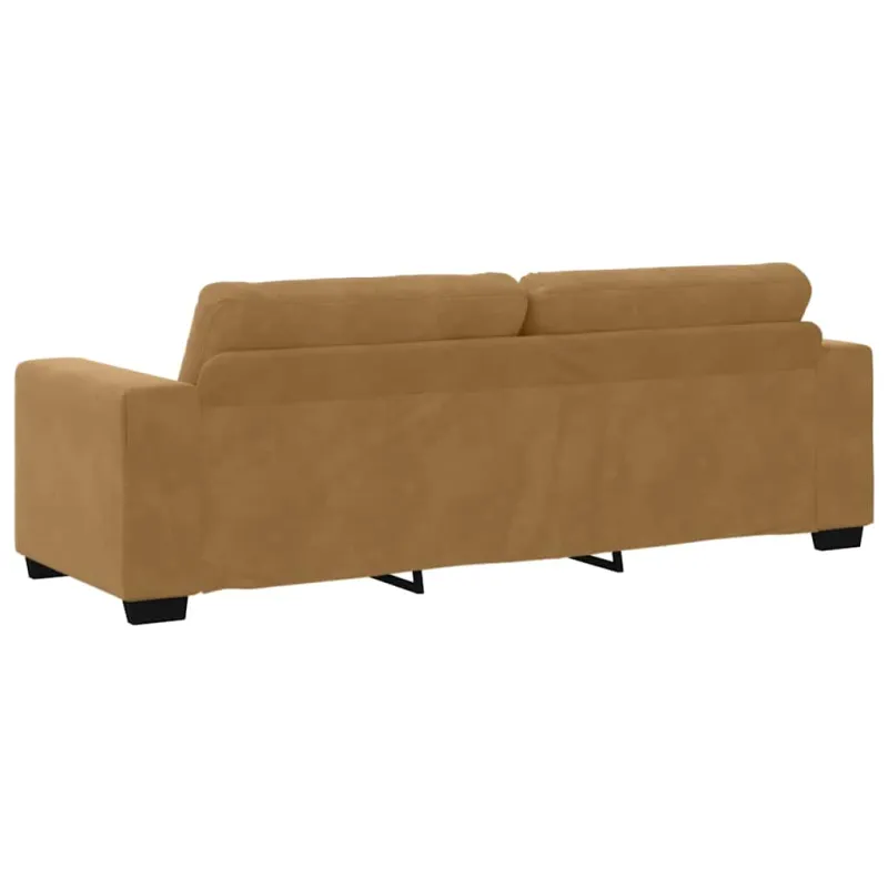 Sofos komplektas 3 pcs Ruda 221 x 80 x 80 cm Aksomas