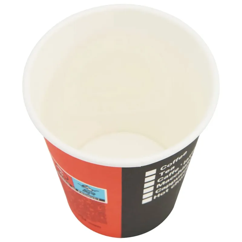 popieriniai kavos puodeliai su dangteliais 1000 vnt 8oz 240ml