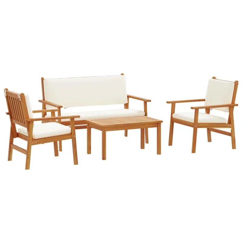 Sodo Sofų Rinkinys 4 pcs Ruda 120 x 65,5 x 79 cm