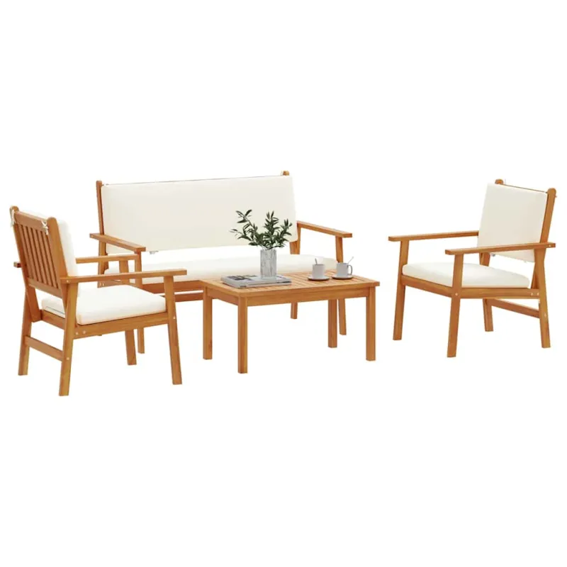 Sodo Sofų Rinkinys 4 pcs Ruda 120 x 65,5 x 79 cm