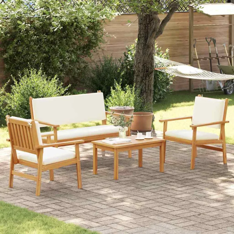 Sodo Sofų Rinkinys 4 pcs Ruda 120 x 65,5 x 79 cm