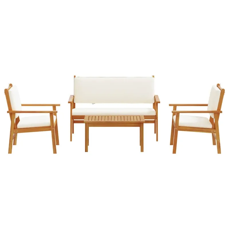 Sodo Sofų Rinkinys 4 pcs Ruda 120 x 65,5 x 79 cm