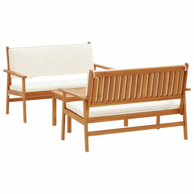 Sodo Sofų Rinkinys 3 pcs Ruda 120 x 65,5 x 79 cm
