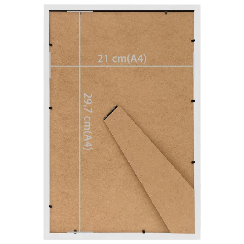Nuotraukų rėmeliai-koliažai, 5vnt., balti, 21x29,7cm, MDF