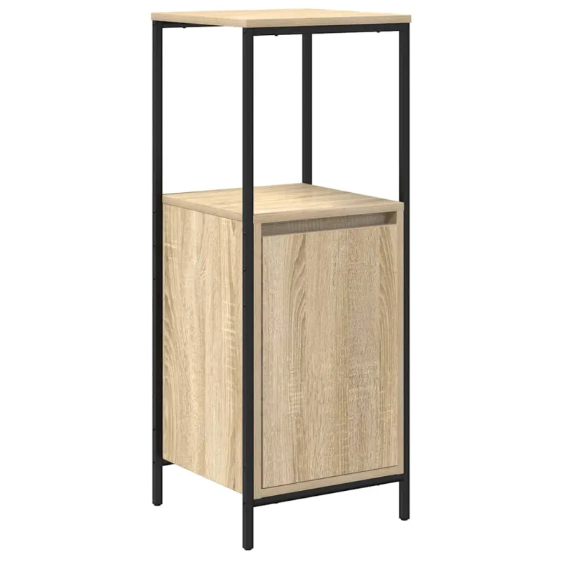 Vonios baldų rinkinys 3 pcs Sonoma ąžuolas Apdirbta mediena