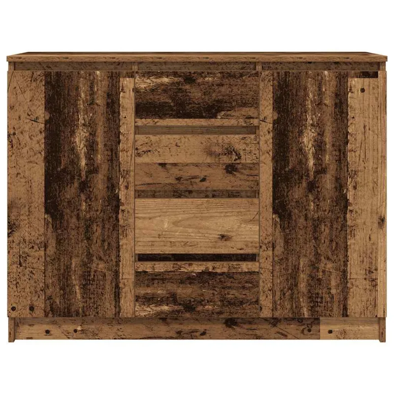 Šoninė spintelė su stalčiais, 100,5x35x76 cm, mediena