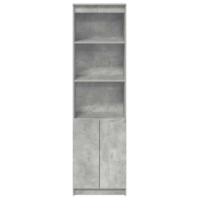Komoda, betono pilkos spalvos, 50x35x180 cm apdirbta mediena