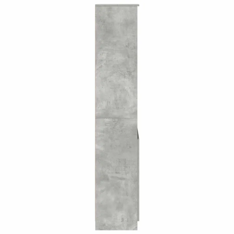 Komoda, betono pilkos spalvos, 50x35x180 cm apdirbta mediena