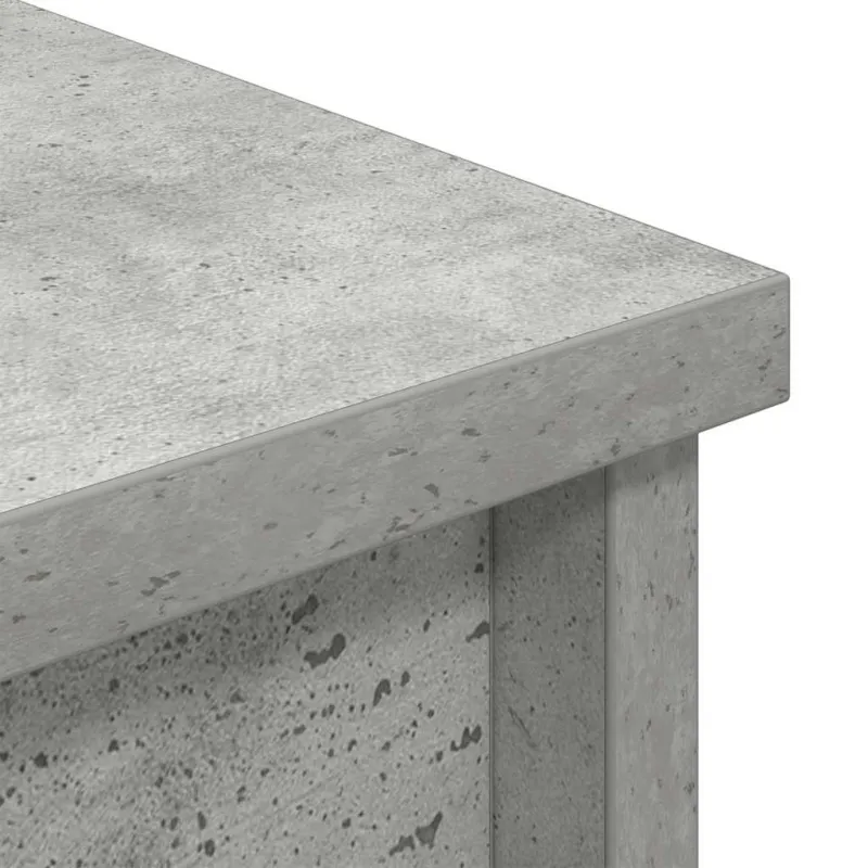 Komoda, betono pilkos spalvos, 50x35x180 cm apdirbta mediena